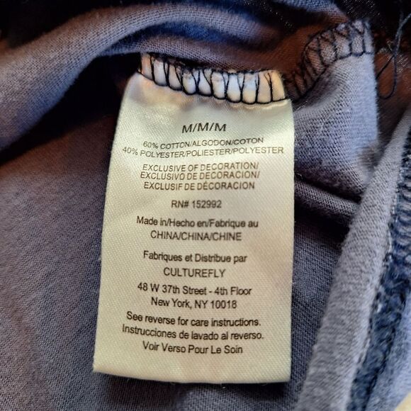 Mens‎ Naruto Kakashi Hatake CultureFly Tie Dye Puffy Tag Medium T-Shirt Anime - Picture 2 of 7